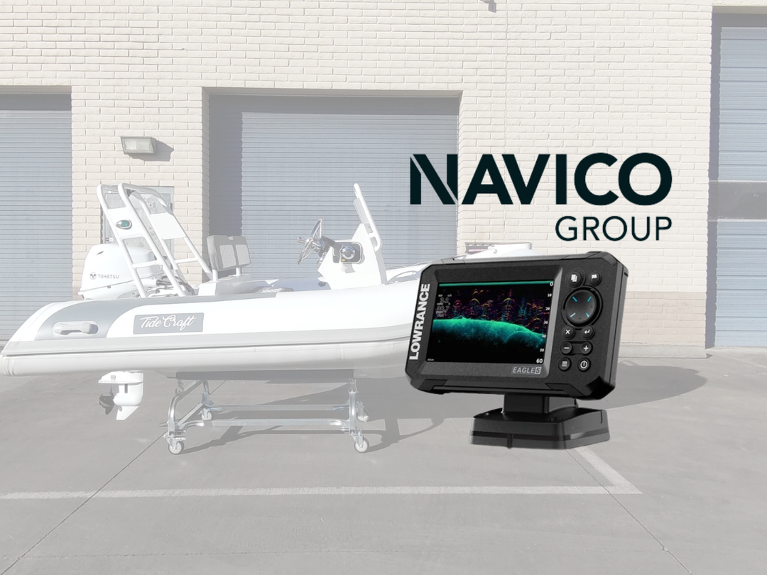 Tide Craft Boats Becomes OEM with Navico Group, Offering Lowrance Eagle 5 Fishfinder & GPS