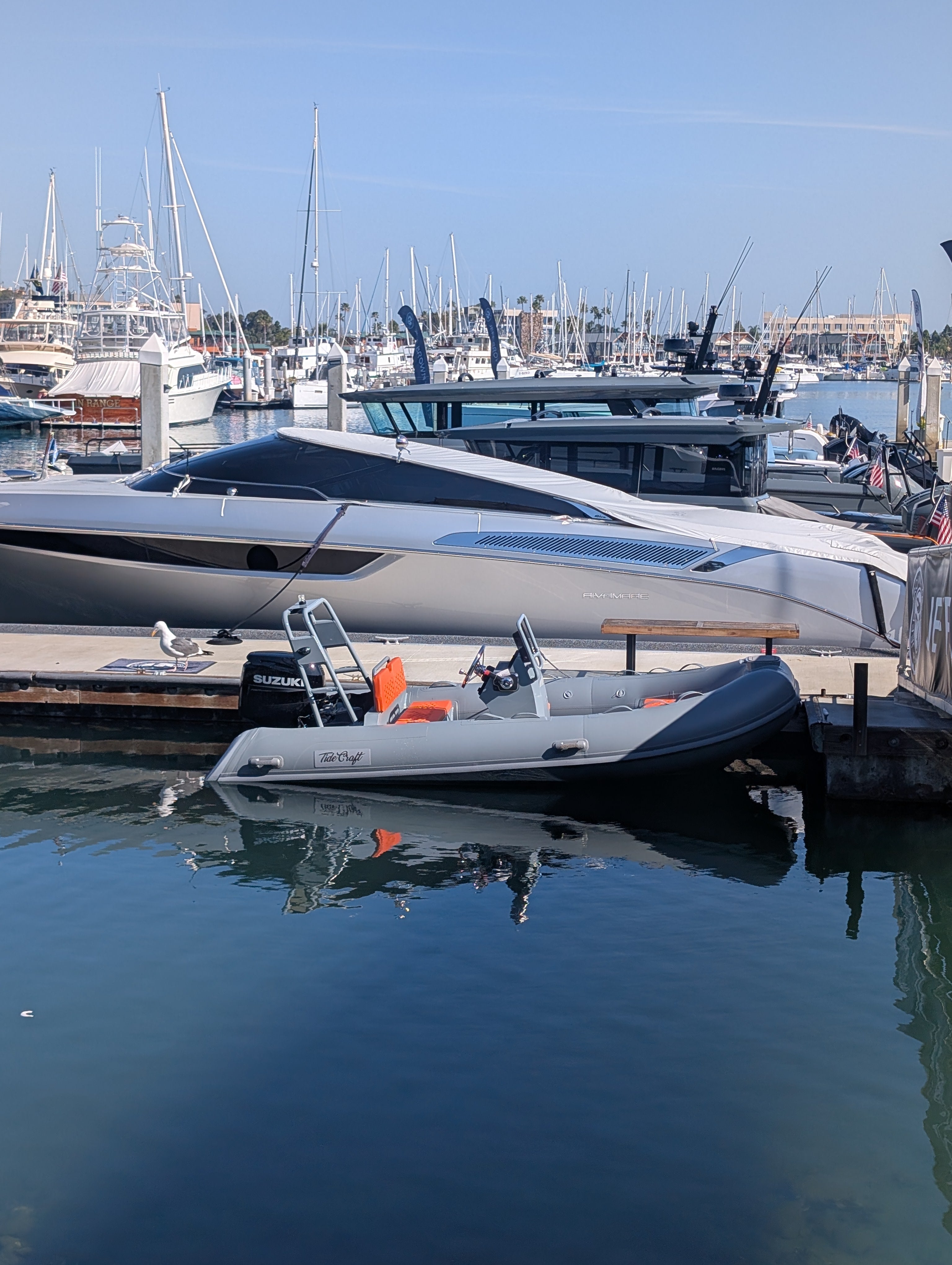 Custom Gray/Orange Catalina 13 – Tide Craft Boats