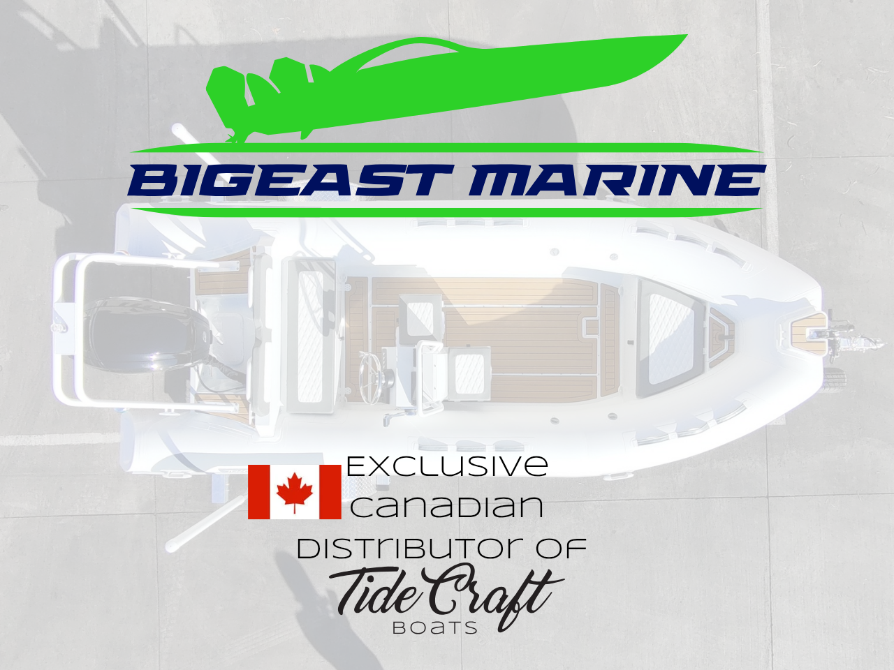 Tide Craft Boats Announces BigEast Marine as Exclusive Canadian Distributor