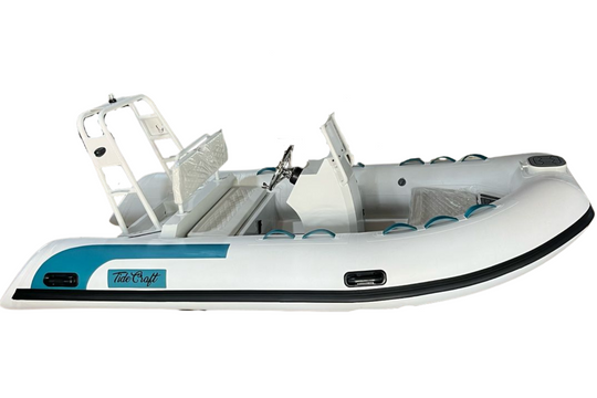 Custom White/Black/Teal Nantucket 12
