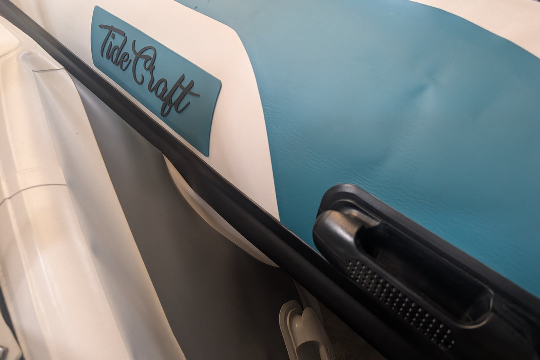 Custom White/Black/Teal Nantucket 12