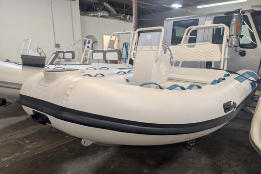 Custom White/Black/Teal Nantucket 12