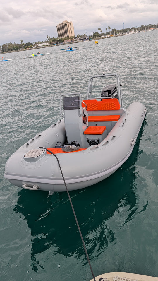 Custom Gray/Orange Catalina 13