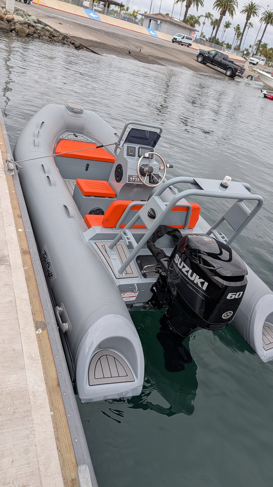 Custom Gray/Orange Catalina 13